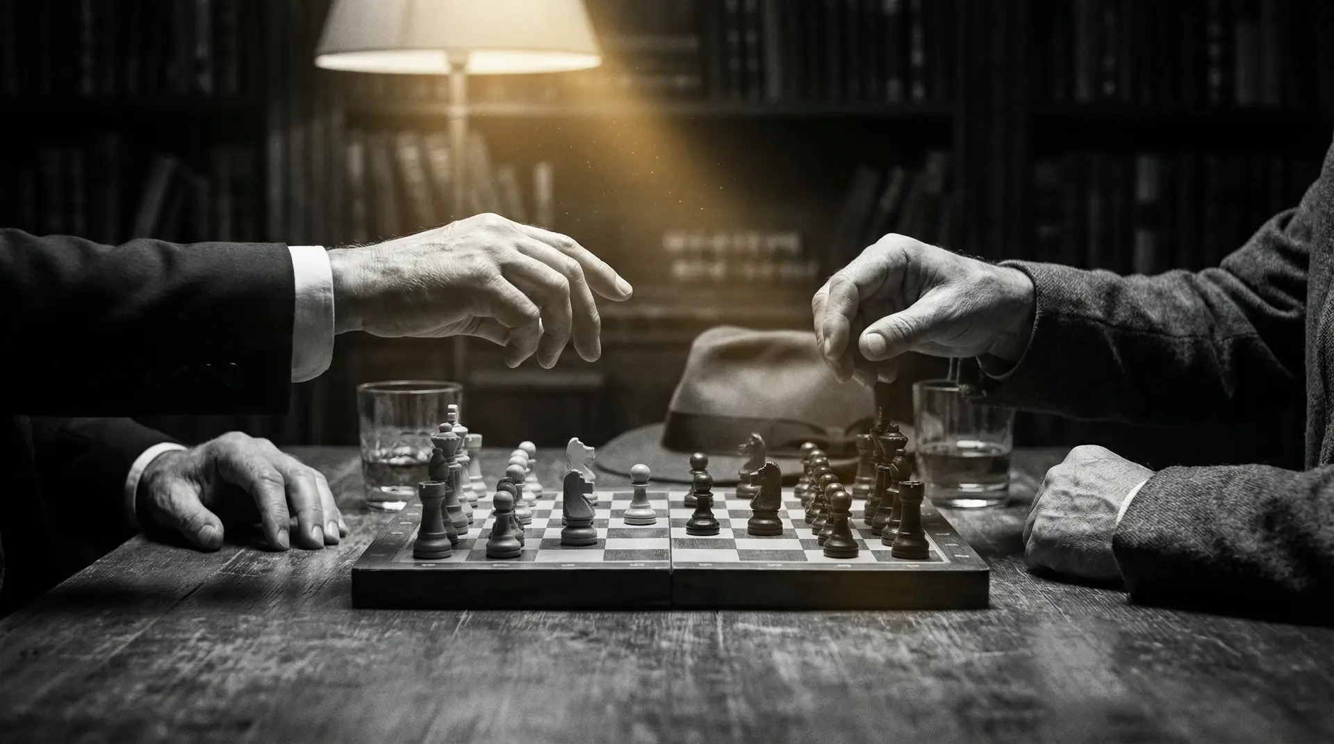 毒蛇王后 艺术探索系列 - 非线性叙事，棋盘上的对弈象征命运的交错